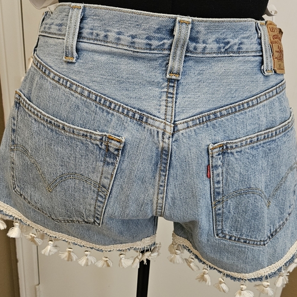 Levi Strauss Short Denim blue Jeans - Picture 5 of 5